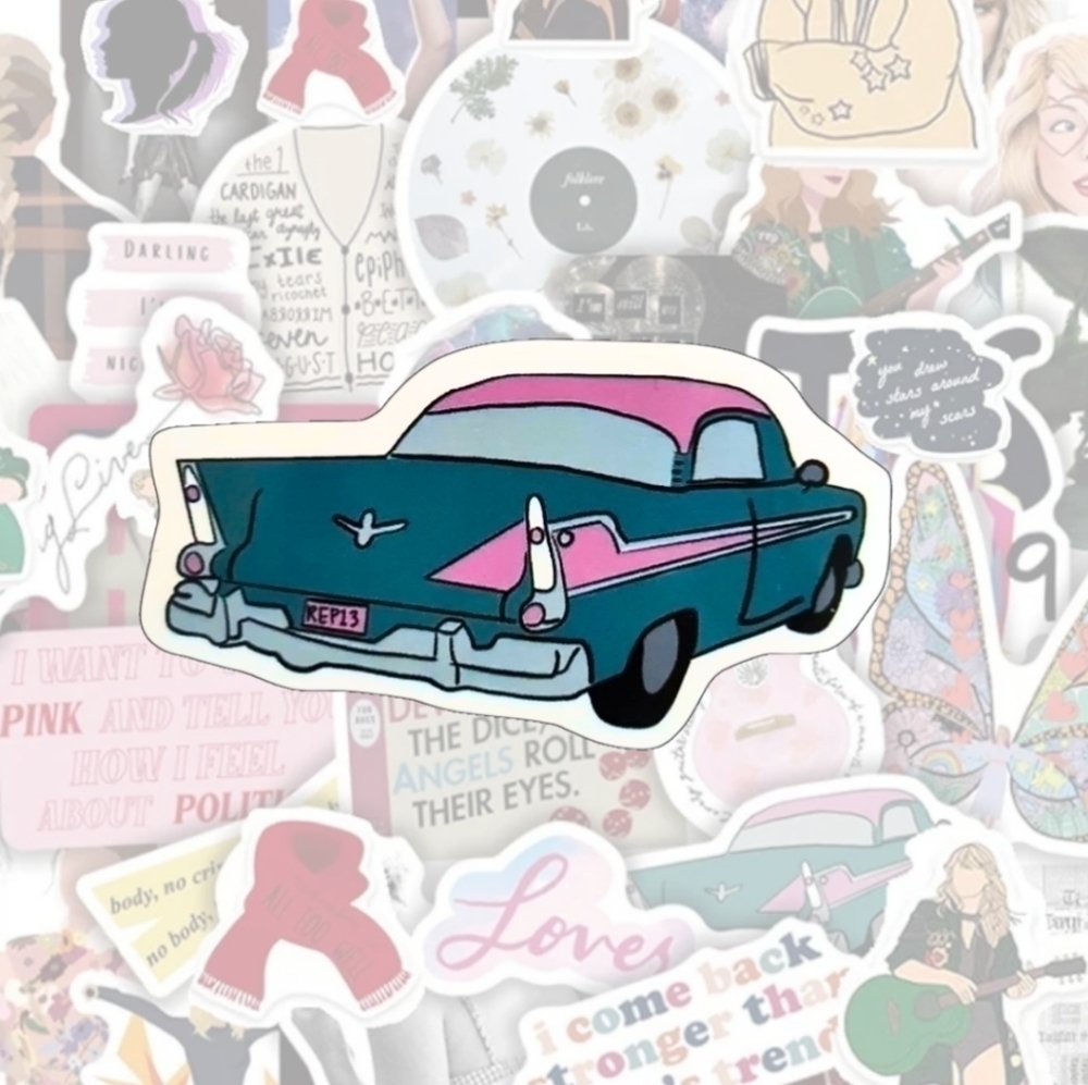 5 for $10 or 12 for $20 | Folklore Evermore Stickers Vintage Taylor Swift